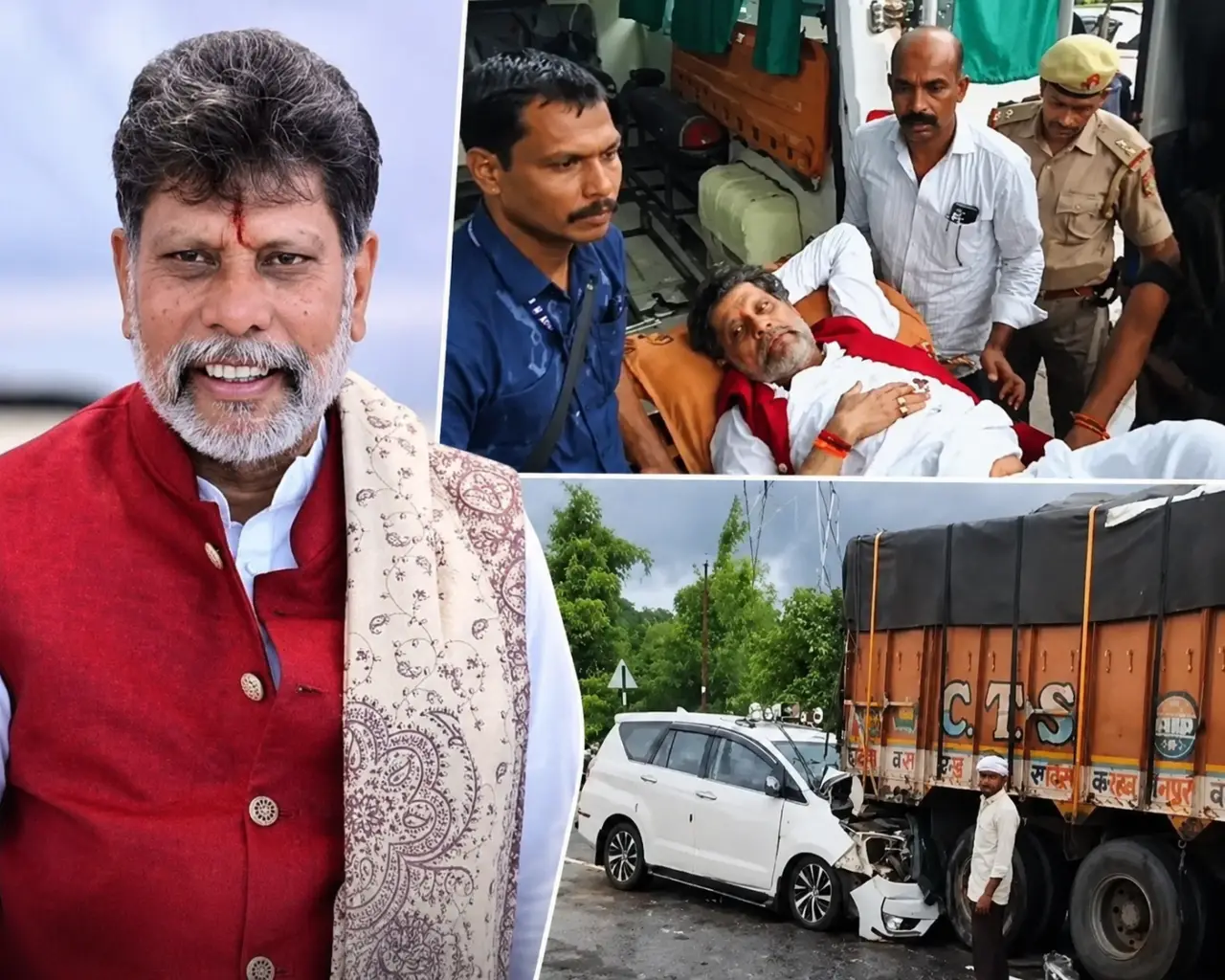 छत्तीसगढ़ भाजपा अध्यक्ष किरण सिंह देव सड़क हादसे में घायल, बागेश्वर धाम से लौटते समय ललितपुर में ट्रक से टकराई कार; हालत स्थिर,