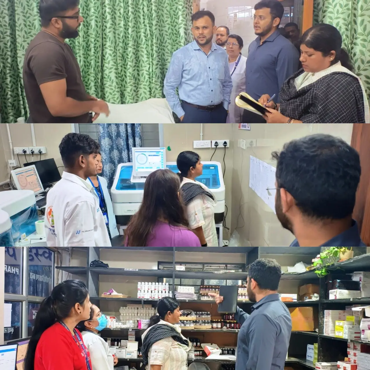 220 बिस्तरीय सिविल अस्पताल मनेंद्रगढ़ में अचानक पहुंचा प्रशासन, मरीजों से लिया सीधा फीडबैक,