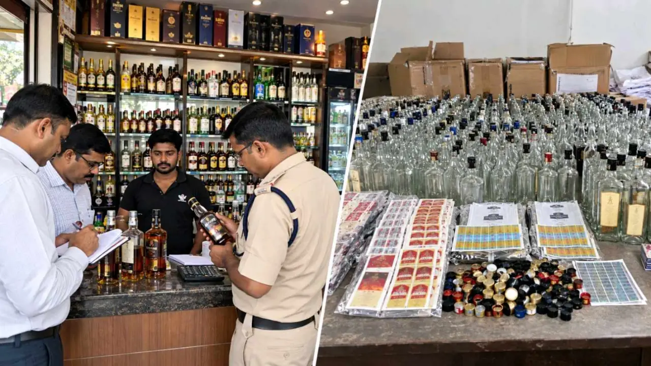 शराब की ओवररेटिंग और अवैध निर्माण पर आबकारी विभाग की बड़ी कार्रवाई, 3 अधिकारी निलंबित,