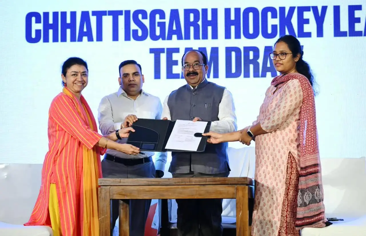 रायपुर : छत्तीसगढ़ हॉकी लीग के फ्रेंचाइजीस और टीमों का ऐलान, सभी टीमों की जर्सी लॉन्च