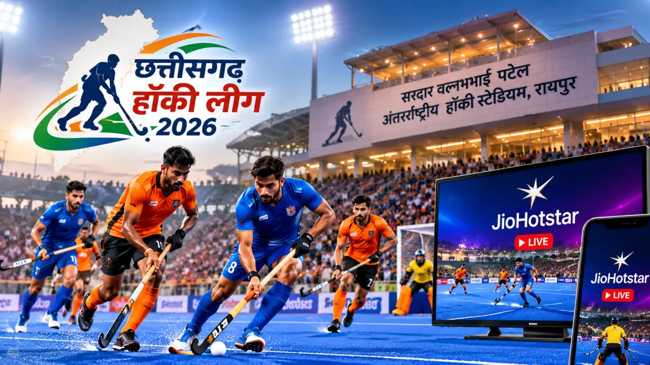 छत्तीसगढ़ हॉकी लीग-2026 का रोमांच जारी, JioHotstar पर घर बैठे देख सकेंगे मुकाबले