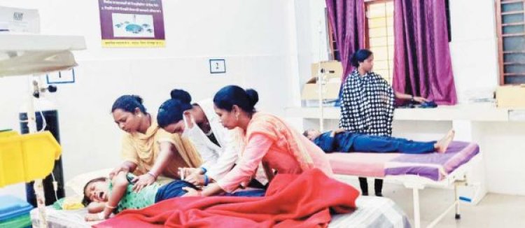 पोटाकेबिनों में मलेरिया का कहर, 3 दिन में 2 बच्चियों की मौत