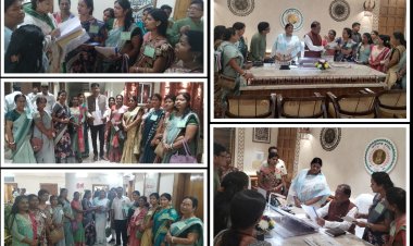 जशपुर विधायक श्रीमती रायमुनी भगत के नेतृत्व में आंगनबाड़ी कार्यकर्ता सहायिका संघ पंजी.409 के प्रतिनिधिमंडल ने किया विभिन्न मांगों को लेकर मुख्यमंत्री विष्णुदेव साय,वित्त मंत्री ओपी चौधरी और महिला व बाल विकास विभाग मंत्री लक्ष्मी राजवाड़े से मुलाकात