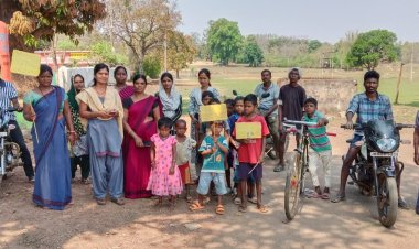 पतराटोली में किया गया पोषण पखवाड़ा का शुभारम्भ,निकाली गई प्रभात फेरी और साइकिल रैली : बच्चों के बेहतर स्वास्थ्य और सुपोषण के लिए मनाया जा रहा ‘पोषण पखवाड़ा‘