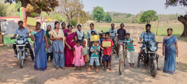 पतराटोली में किया गया पोषण पखवाड़ा का शुभारम्भ,निकाली गई प्रभात फेरी और साइकिल रैली : बच्चों के बेहतर स्वास्थ्य और सुपोषण के लिए मनाया जा रहा ‘पोषण पखवाड़ा‘