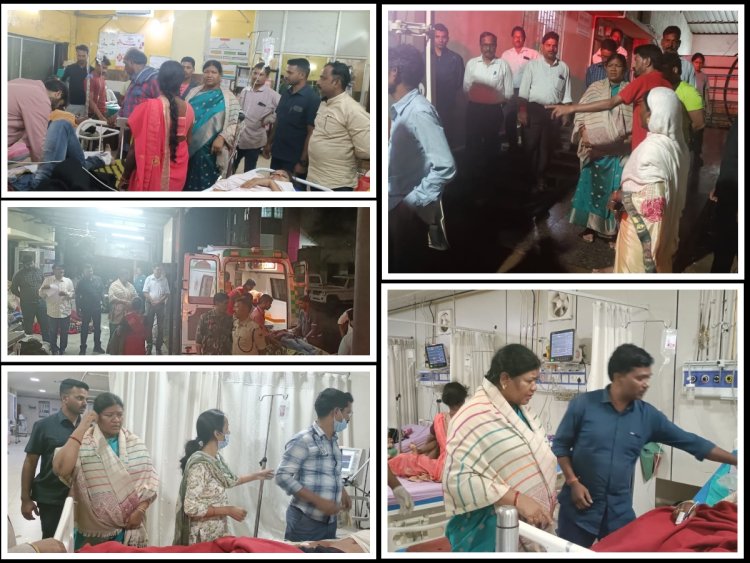 हिट एंड रन केस मामले में घायलों के बेहतर उपचार के लिए रात भर डटी रही जशपुर विधायक,बगीचा से लेकर अंबिकापुर के अस्पताल पहुंच लिया स्वास्थ का जानकारी,दिया समुचित उपचार का निर्देश