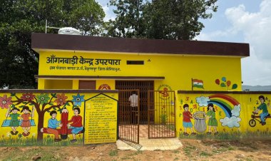 रायपुर : गांव के नौनिहालों को मिली सुरक्षित और आधुनिक शुरुआत,आंगनबाड़ी भवन निर्माण में मनरेगा ने निभाई अहम भूमिका,,,