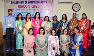 रायपुर : पं. जवाहर लाल नेहरू मेडिकल कॉलेज में 72वें राष्ट्रीय एनेस्थिसियोलॉजिस्ट सम्मेलन इसाकॉन 2025 (ISACON 2025) का सफल आयोजन