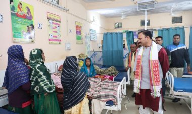 स्वास्थ्य मंत्री श्री श्याम बिहारी जायसवाल ने सामुदायिक स्वास्थ्य केंद्र साजा का किया निरीक्षण  