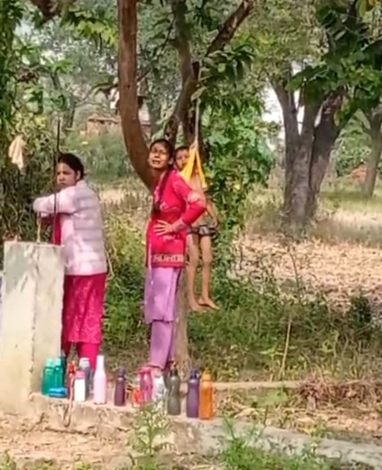रस्सी से बांधकर पेड़ पर लटकाया, घंटों तक चिल्लाता रहा मासूम छात्र, इस बात पर भड़की टीचर ने दी ऐसी सजा...