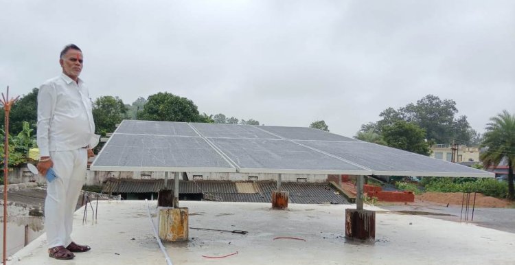 रायपुर : माकड़ी ब्लॉक में 100 पीएम सूर्य घर का सफल इंस्टालेशन