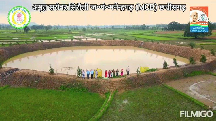 जल है तो कल है और अमृत सरोवर इस 'कल' को सुरक्षित रखने का राष्ट्रीय संकल्प है  