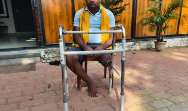 एक हादसे में अपना एक पैर गवां चुके पुरेन्द्र का रायपुर में लगेगा नया कृत्रिम पैर,  मुख्यमंत्री कैंप कार्यालय में प्रस्तुत आवेदन पर सुनिश्चित की गई आवश्यक कार्यवाही,,,