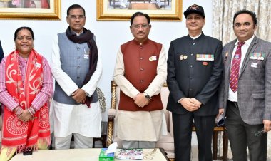 रायपुर : राष्ट्र की सुरक्षा में निरंतर तैनात हमारे सैन्य जवानों का योगदान अतुलनीय : मुख्यमंत्री विष्णु देव साय,   