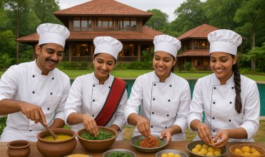 दंडामी लक्जरी रिसॉर्ट चित्रकोट बस्तर में पारंपरिक छत्तीसगढ़ी एवं जनजातीय व्यंजन प्रतियोगिता का आयोजन