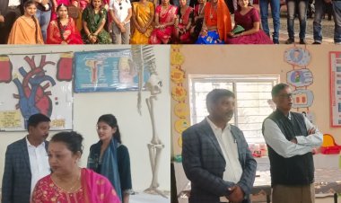 ग्रुप ऑफ के. बी. पटेल कॉलेज  में आनंद मेला संपन्न, एससीएल चिरमिरी के सीजीएम अशोक कुमार रहे मुख्य अतिथि,,,