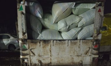 अवैध धान परिवहन पर प्रशासन की सख्त कार्रवाई, पिकअप वाहन सहित 52 बोरी धान जप्त..