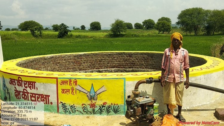 कुआं निर्माण बना मनीराम के जीवन में तरक्की का जरिया    