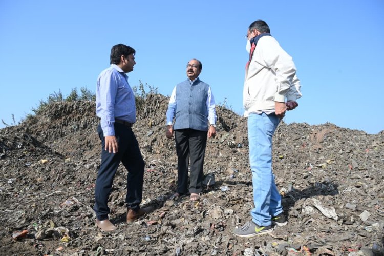 उप मुख्यमंत्री अरुण साव ने सरोना डंप-साइट का किया निरीक्षण      