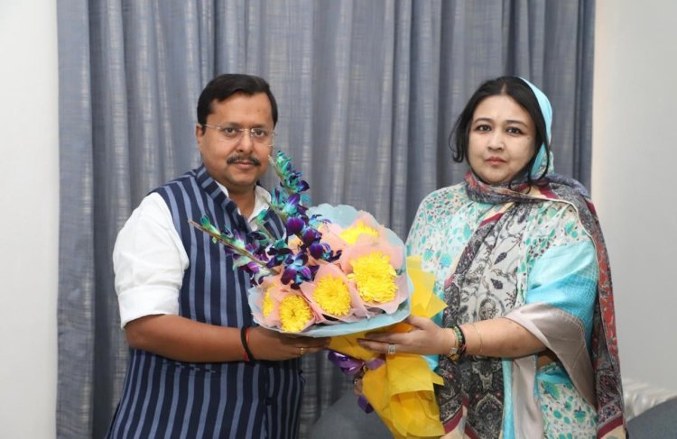 प्रियवंदा सिंह जूदेव ने भाजपा के राष्ट्रीय कार्यकारी अध्यक्ष नितिन नबीन को दी शुभकामनांए,दिल्ली मे उनके निवास पर की मुलाक़ात,,,