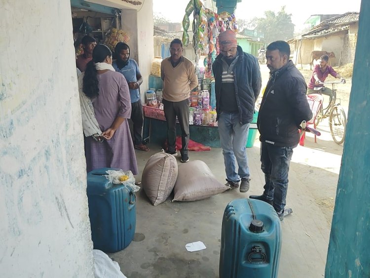 सूरजपुर जिले में 214 बोरी धान जब्त 