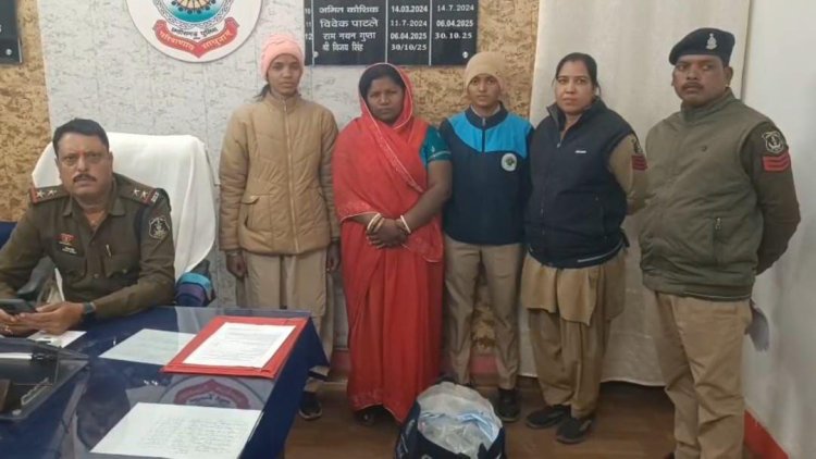 चिरमिरी पुलिस ने किया 33 लीटर अवैध महुआ शराब के साथ एक महिला आरोपी को गिरफ्तार, जेल दाखिल