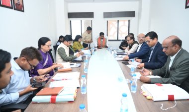 पंचायत एवं ग्रामीण विकास विभाग के बजट निर्माण को लेकर उपमुख्यमंत्री विजय शर्मा ने ली समीक्षा बैठक