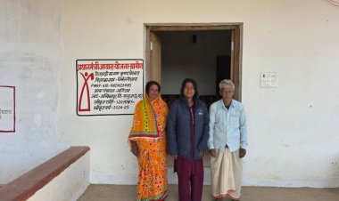 पक्के मकान का सपना हो रहा साकार, ग्रामीण परिवारों का आवास बन कर तैयार