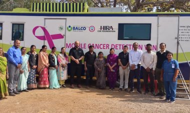 राज्यपाल के गोद ग्राम सोनपुरी में वृहद निःशुल्क कैंसर स्क्रीनिंग एवं स्वास्थ्य शिविर का आयोजन