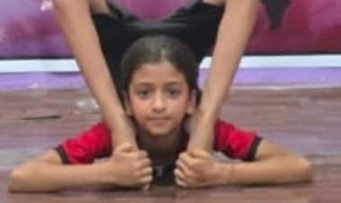 हल्दीबाड़ी की 10 वर्षीय मूक बधिर बच्ची वर्षा मिश्रा को योगा के नेशनल प्रतियोगिता में मिला तीसरा रैंक,