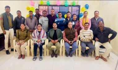 ​"कर्तव्य की यादें और विदाई की बेला: कांसाबेल पुलिस ने डीएसपी विजय सिंह राजपूत को दी भावभीनी विदाई"