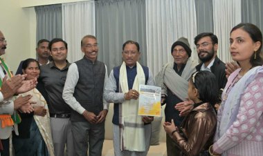 मुख्यमंत्री विष्णुदेव साय ने पीएम सूर्यघर मुफ्त बिजली योजना के अंतर्गत स्थापित सोलर सिस्टम का किया निरीक्षण