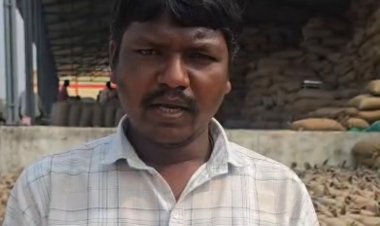 किसान राजकमल ने अपने घर के नजदीक धान खरीदी केन्द्र में बेचा अपना धान 