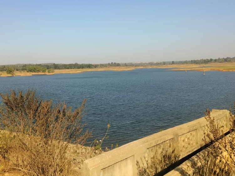 सूरजपुर : परशुरामपुर जलाशय से चार गांवों के किसानों को मिल रहा सिंचाई का लाभ