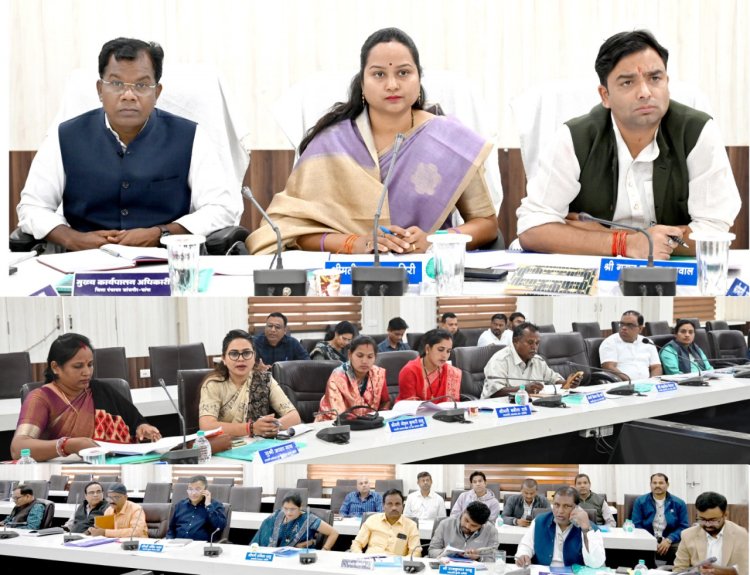 जांजगीर-चांपा : जिला पंचायत की सामान्य सभा एवं सामान्य प्रशासन की बैठक संपन्न