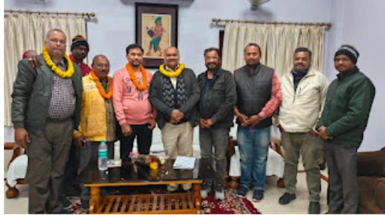 श्रीराम बरनवाल एमसीबी व कमलेश शर्मा कोरिया जिले के छत्तीसगढ़ श्रमजीवी पत्रकार संघ के बने जिला अध्यक्ष ,