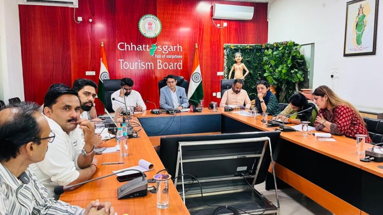 छत्तीसगढ़ टूरिज्म बोर्ड के प्रबंध संचालक विवेक आचार्य की अध्यक्षता में छत्तीसगढ़ टूरिज्म बोर्ड की ऑनलाइन बैठक आयोजित