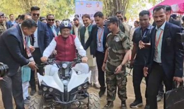जशपुर में एडवेंचर के मूड में दिखे CM विष्णु देव साय, मयाली को दी करोड़ों की सौगात, खुद की ATV राइड