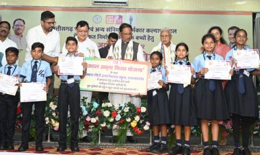 जगदलपुर के श्रमिक की बेटी डिंपल कश्यप अब संस्कार सिटी स्कूल में संवार रही अपना भविष्य