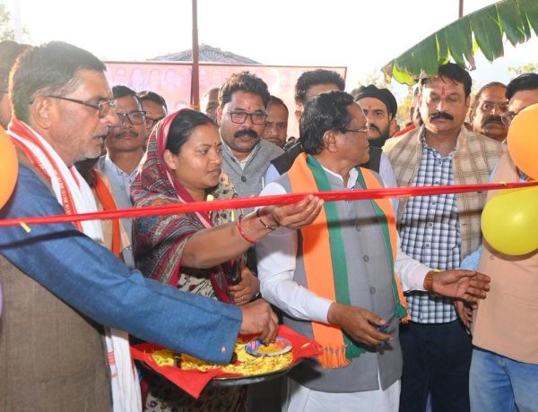 मंत्री लक्ष्मी राजवाड़े ने विगत दिवस में किया पूरक पोषण आहार यूनिट का शुभारंभ..