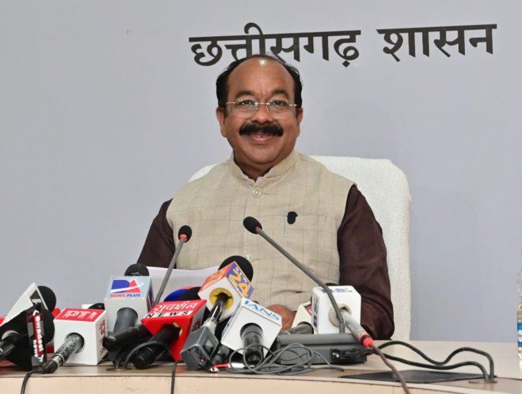 उप मुख्यमंत्री अरुण साव ने कैबिनेट की बैठक में लिए गए निर्णयों की जानकारी दी