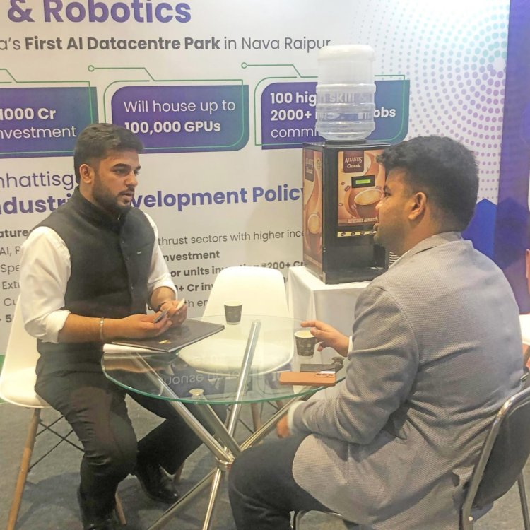 भारत मंडपम में एआई इम्पैक्ट समिट: छत्तीसगढ़ का स्टॉल बना आकर्षण केंद्र