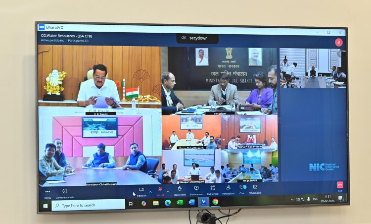 राज्य सरकार जल संरक्षण को जनआंदोलन का स्वरूप देने के लिए प्रतिबद्ध - मुख्यमंत्री साय,