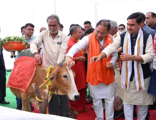 मुख्यमंत्री विष्णुदेव साय ने गौधाम योजना का किया शुभारंभ : प्रदेश में गोधन संरक्षण को मिला नया आधार
