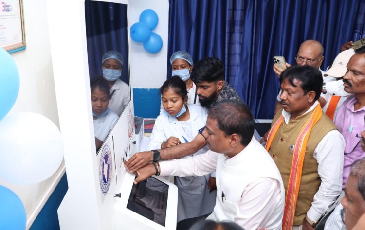 भानपुरी में आधुनिक तकनीक और बुनियादी ढांचे का अनूठा संगम हेल्थ एटीएम का शुभारंभ    