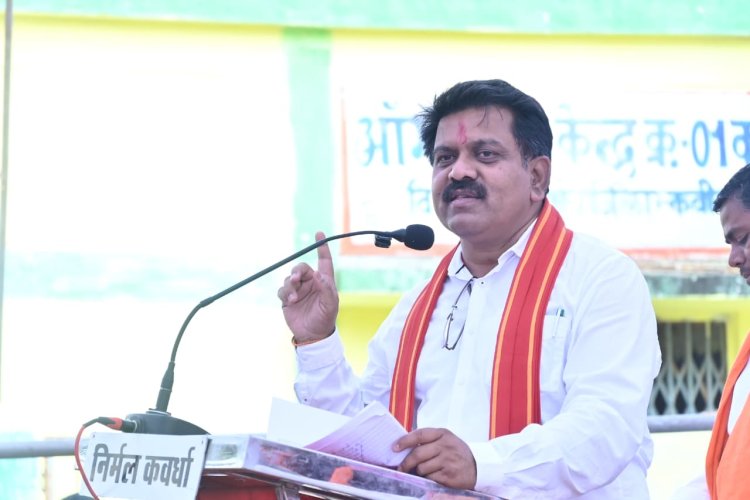 उपमुख्यमंत्री ने 4.08 करोड़ रूपए की लागत के सकरी नदी तटबंध निर्माण का किया भूमिपूजन  