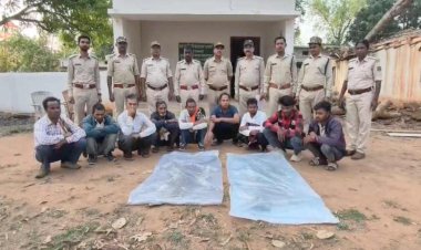 वन विभाग की बड़ी कार्रवाई, तेंदुए की 2 खाल के साथ 9 आरोपी गिरफ्तार