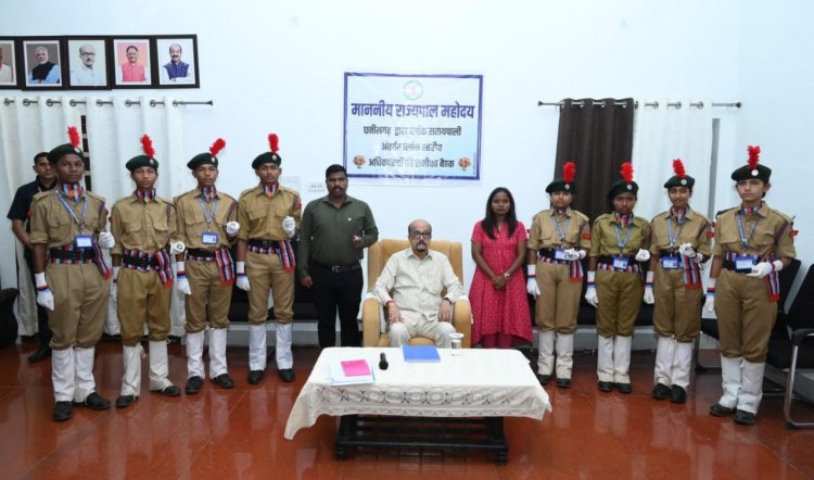 राज्यपाल से रेडक्रॉस प्रतिनिधियों ने की सौहार्दपूर्ण भेंट  