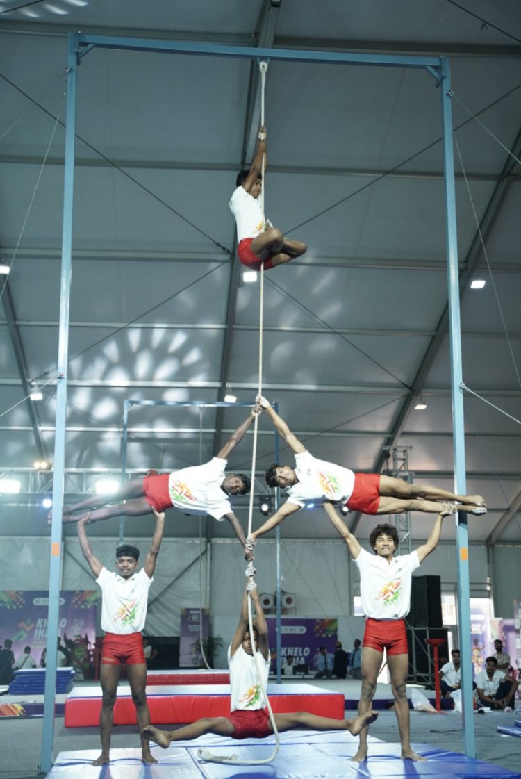 खेलो इंडिया ट्राइबल गेम्स 2026 : मल्लखंभ प्रतियोगिता का शानदार समापन