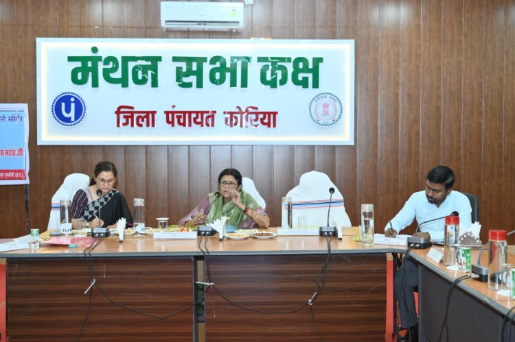श्रीमती ज्योत्सना महंत की अध्यक्षता में ‘दिशा’ बैठक सम्पन्न, योजनाओं की प्रगति पर हुई विस्तृत चर्चा